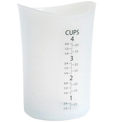 iSi Basics Silicone Flexible Clear Measuring Cup, 4 Cup