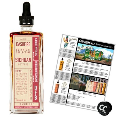 Dashfire 1 Pack Sichuan Cocktail Bitters, 100ml/