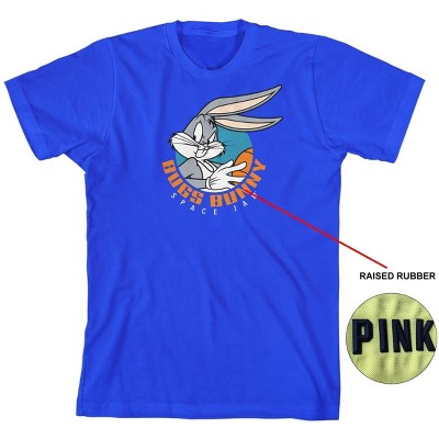 Space Jam Serious Bugs Bunny Boy's Royal Blue T-shirt