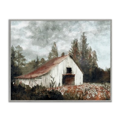 Stupell Industries Barn In Meadow Landscape, 24" x 30"