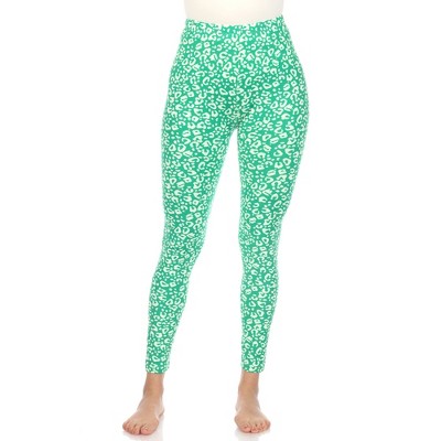 Super Soft Leopard Printed Leggings - White Mark