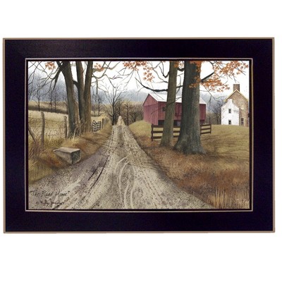 Gulches Modern Framed Poster, The Road Home, Ready to Hang, Black Frame