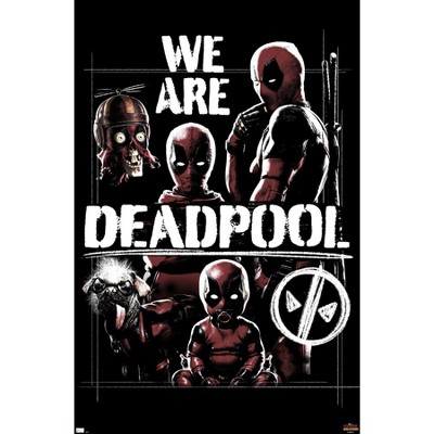 Trends International Marvel Deadpool & Wolverine - We Are Deadpool Framed Wall Poster Prints