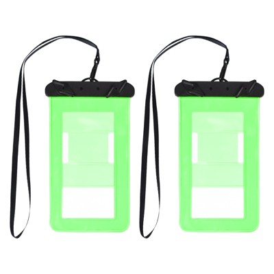 Unique Bargains Universal Waterproof Beach Swimming Pool Phone Cover Dry Bag 2 Pcs