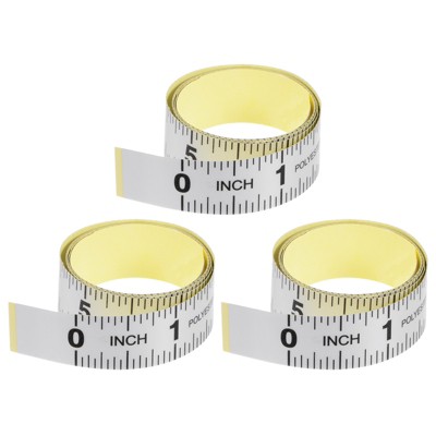 Unique Bargains Left to Right English Self-Adhesive Measuring Tape
