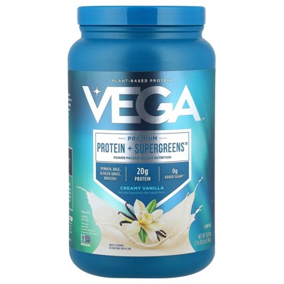 Vega Plant Based Protein and Greens, Vanilla, 26.8 oz (760 g)