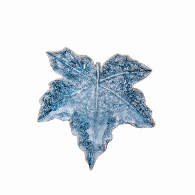 Gallerie II Blue Leaf Plate