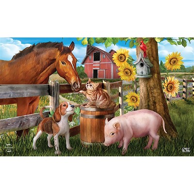 Briarwood Lane Summer Doormat 30x18 Indoor Outdoor Making Friends For Summer Doormat