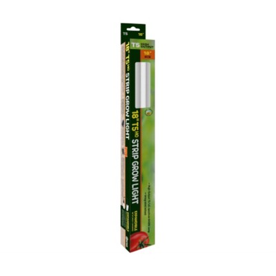 SUNPACK High Output T5HO 17W 6400K Full Spectrum Strip Grow Light, White, 18"
