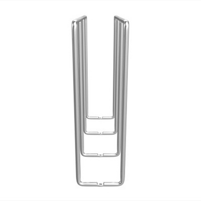 Rev-A-Shelf U-Shaped Wire Tray Divider Bakeware Cookie Sheet Organizer for Wall or Base Kitchen Cabinets for Face Opening of 3.25" Chrome, 596-10CR-52