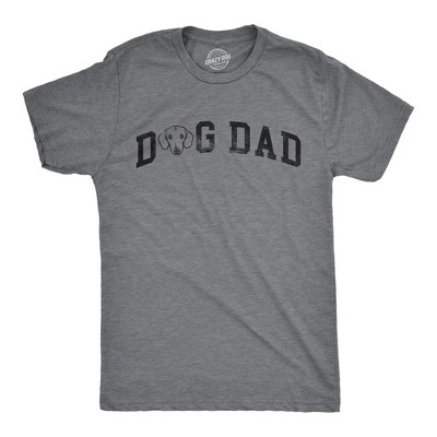 Mens Dog Dad Dachshund T Shirt Funny Cute Puppy Pet Dachshunds Lovers Tee for Guys - Crazy Dog Men's T Shirt For Dog Lovers