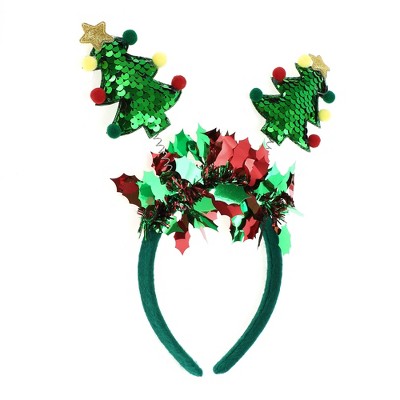 Unique Bargains Exquisite Halloween Headband 4.72" Diameter Green 1 Pc