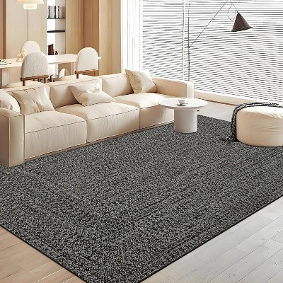 Acekool 5x7 Washable Braided Rug – Thin Non-Slip Floor Mat for Kitchen, Bedroom & Living Room