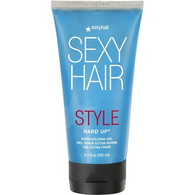Sexy Hair Style HARD UP Gel (5.1 oz) SexyHair Hard Holding Gel | Extreme Hold | Non-Flaking Formula | All Hair Types