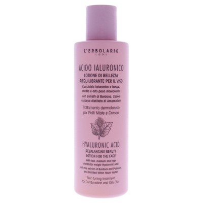 L'Erbolario Hyaluronic Acid Rebalancing Beauty Lotion - Acne Treatment - 6.7 oz
