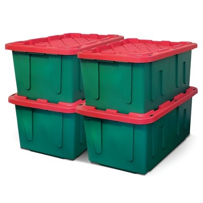 HOMZ Durabilt 27 Gallon Heavy Duty Storage Tote with Lid