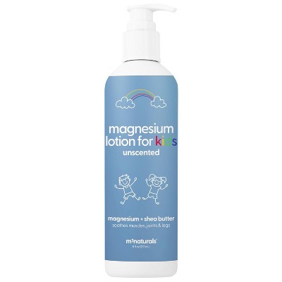 Unscented Magnesium Lotion for Kids with Sensitive Skin, Moisturizes & Hydrates Skin, Supports Relaxation & Restful Night, M3, 8 fl oz