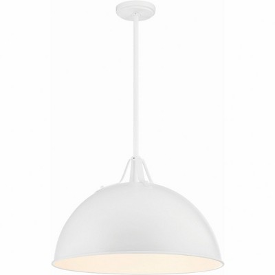 Crystorama Lighting Soto 1 - Light Pendant in  White