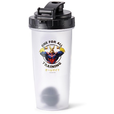 Just Funky My Hero Academia All Might Training Gym Shaker Bottle | Includes Mixing Ball