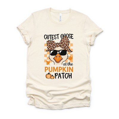 Cutest Goose At The Pumpkin Patch - Womens Short Sleeve Tee