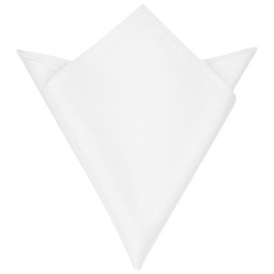 INSPIRE CHIC Men's Lightweight Solid Color Polyester Pocket Square