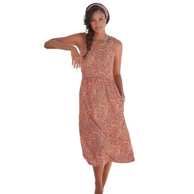 Women's Smocked Strap Dress - LASCANA