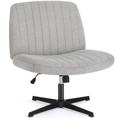 JIONJOY Fabric Adjustable Height Ergonomic Task Chair with Criss Cross Chair Legged