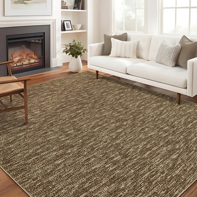 Ultra-Thin Soft Modern Contemporary Washable Area Rug Indoor Floor Carpet for Bedroom Living Room or Dining Room