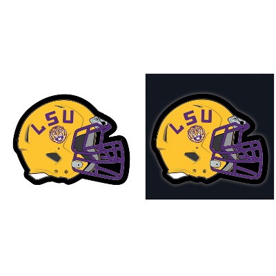 Evergreen Ultra-Thin Edgelight LED Wall Decor, Helmet, Louisiana State University- 19.5 x 15 Inches Made In USA