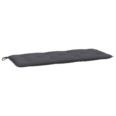 vidaXL Outdoor Garden Bench Seat Cushion 47.2"x19.7"x2.8" in Oxford Fabric - Anthracite