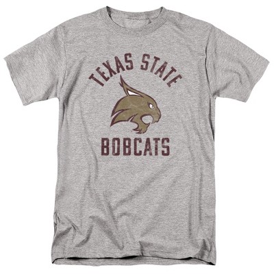Men's Texas State University Official Bobcats Logo T-Shirt Bobcats Logo