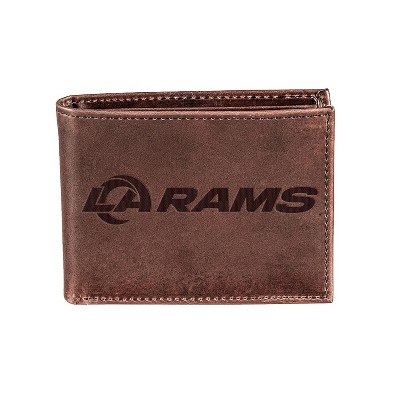 Evergreen Los Angeles Rams Bi-Fold Wallet, Brown