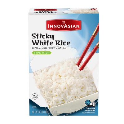 InnovAsian Frozen Sticky White Rice - 18oz