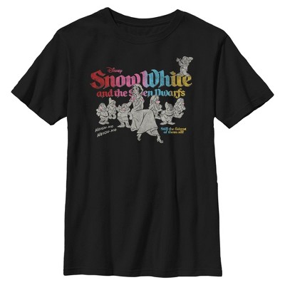 Boys Snow White and the Seven Dwarfs Heigh-Ho Heigh-Ho the Fairest of Them All T Shirt