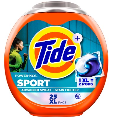 Tide Sport Power Pods HE Compatible Febreze Odor Eliminator Laundry Detergent Soap Pacs