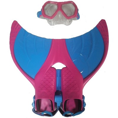 Body Glove Mermaid Monofin with Mask Mermaid Linden Pink/Blue
