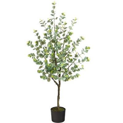 Nearly Natural 4-ft Eucalyptus Artificial Tree