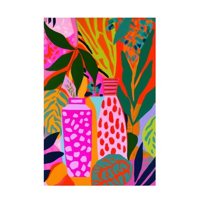 Trademark Fine Art - Treechild  Vases And Botanic Canvas Art