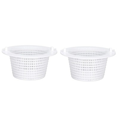 2 Pcs Skimmer Baskets, Above Ground Swimming Pool Filter Basket, Swimming Pool Replacement Parts Compatible for Hayward SP1091WM