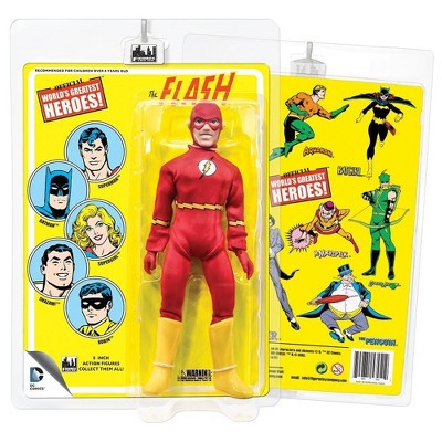 DC Comics 8 Inch Action Figures With Retro Cards: Flash