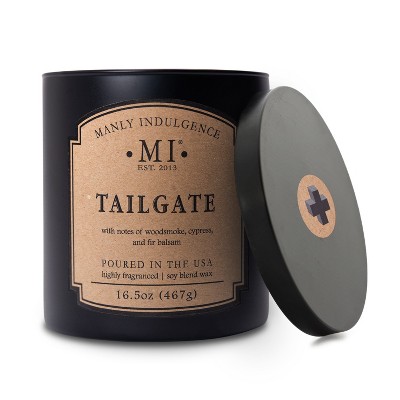 2-Wick 16.5oz Jar Candle Classic Plus Tailgate - Manly Indulgence