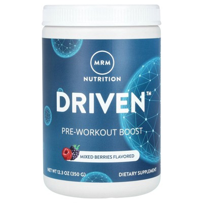 MRM Nutrition DRIVEN™, Pre-Workout Boost, Mixed Berries, 12.3 oz (350 g)