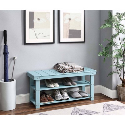 Oxford Utility Mudroom Bench with Shelves - Breighton Home