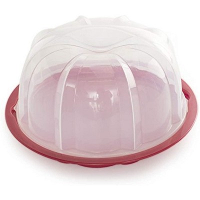 Nordic Ware Bundt Cake Keeper, Plastic,  Red
