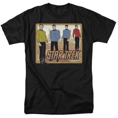 Star Trek Classic Adult T-Shirt Black