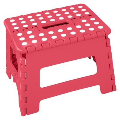 Lexi Home Folding Step Stool with Handle