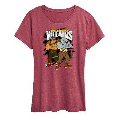 Women's - Teenage Mutant Ninja Turtles - Chillin Like Villains Short Sleeve Graphic T-Shirt