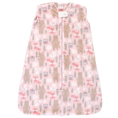 Hudson Baby Infant Girls Plush Sleeping Bag, Sack, Blanket, Girls Forest