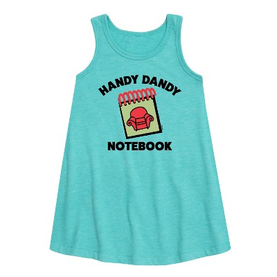 Girls' - Blue's Clues & You! - Handy Dandy Notebook Graphic Sleeveless Aline Dress