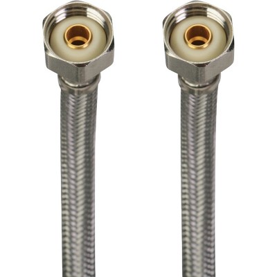 Fluidmaster  Fits-All 36 In. L. Stainless Steel Faucet Connector 4F36CU